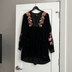 XS free people velvet dress
